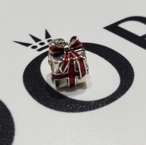 Retired Pandora Red Present 2012 Black Friday Exclusive Bead Charm